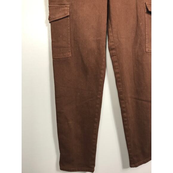 Wilfred Free Aritzia Brown Modern Cargo Pants 6 Utility Pockets Cooler Weather - Picture 3 of 14